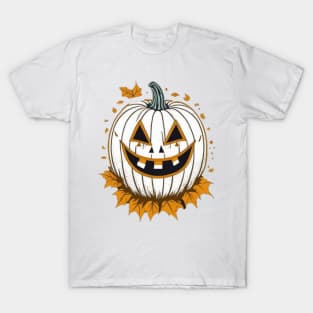 horror simple pumpkin T-Shirt